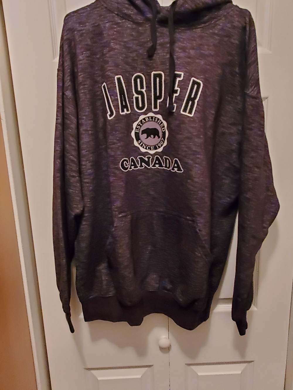 Jasper Canada Heathered Dark Gray Hoodie XXL
